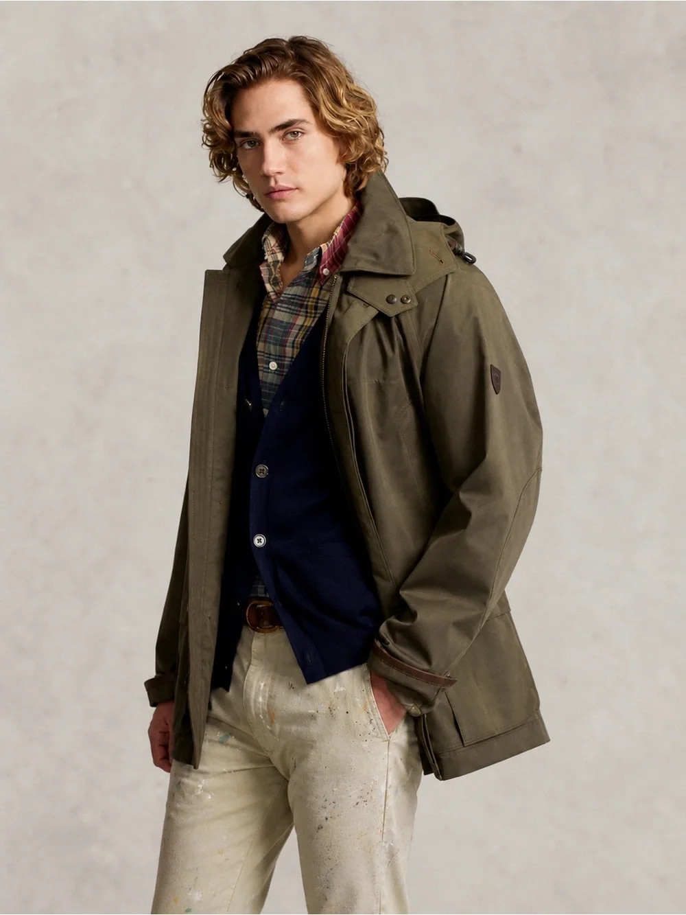 Polo Ralph Lauren Men's hooded car coat